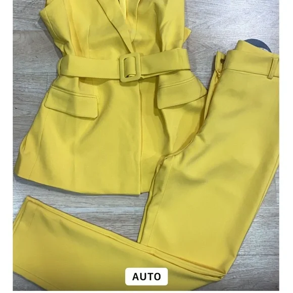 Ovi Yellow Pantsuit - Picture 2 of 3